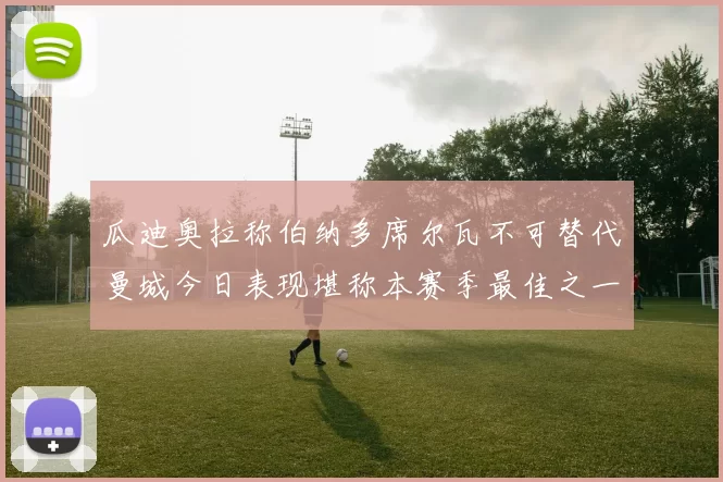 瓜迪奥拉称伯纳多席尔瓦不可替代曼城今日表现堪称本赛季最佳之一