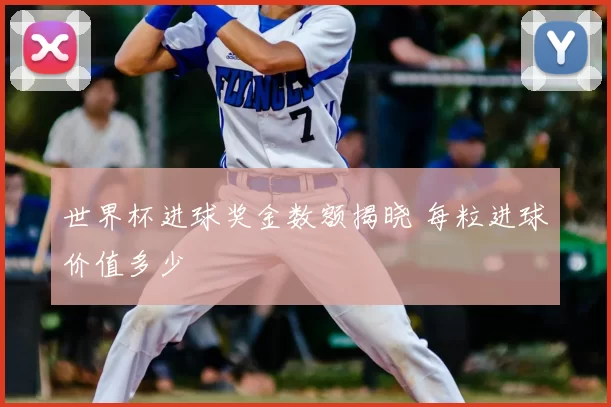 世界杯进球奖金数额揭晓 每粒进球价值多少