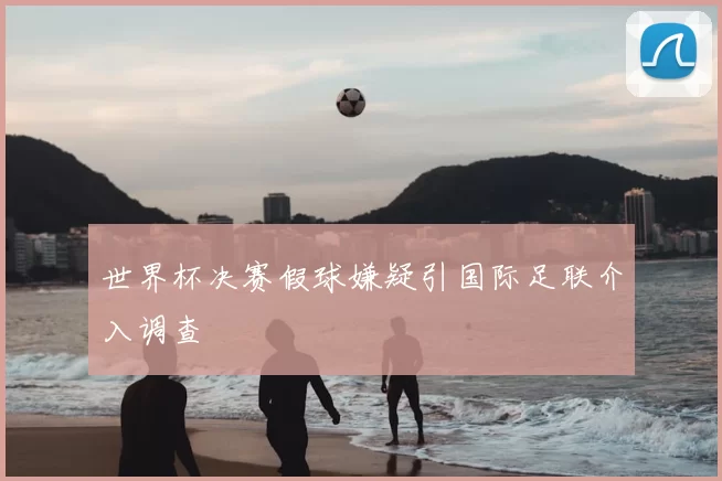世界杯决赛假球嫌疑引国际足联介入调查